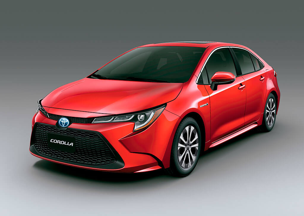 Corolla HíbridoRojo Metálico