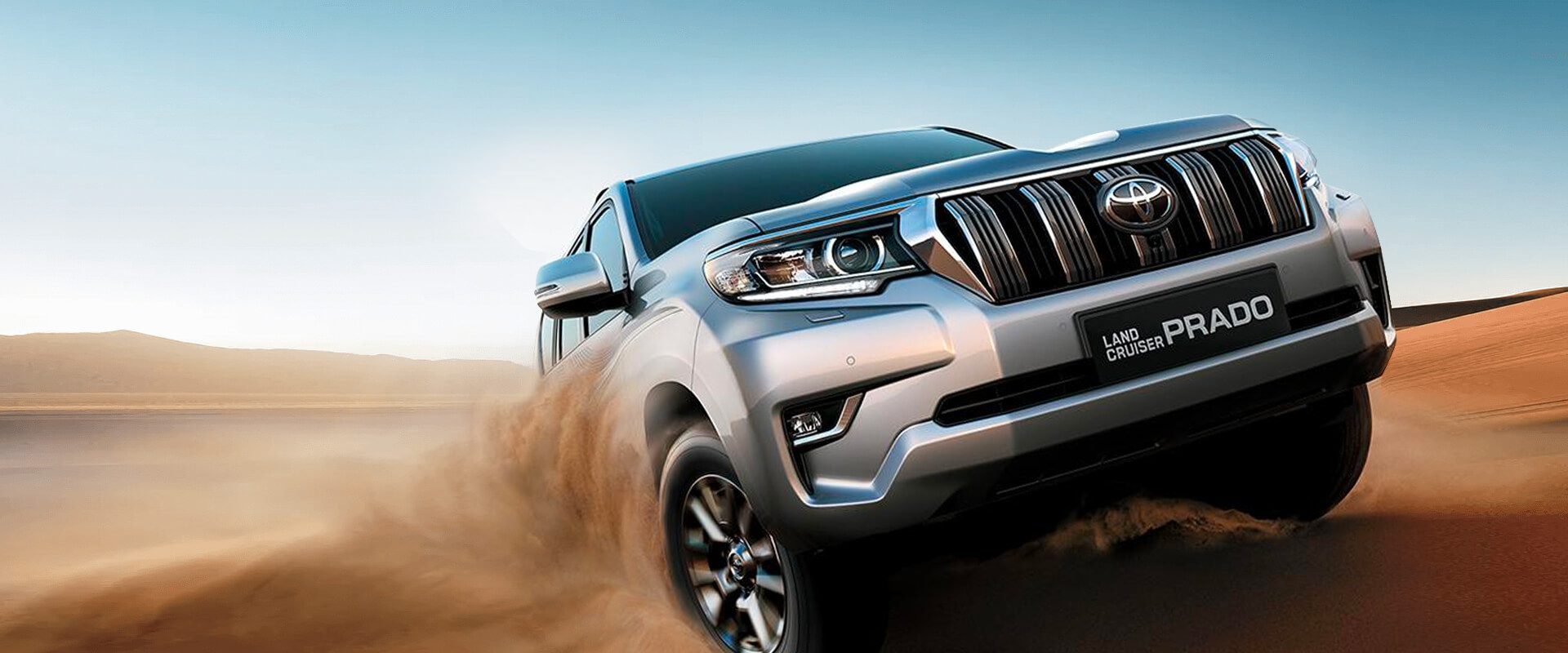 Toyota Land Cruiser Prado 2021 ночью