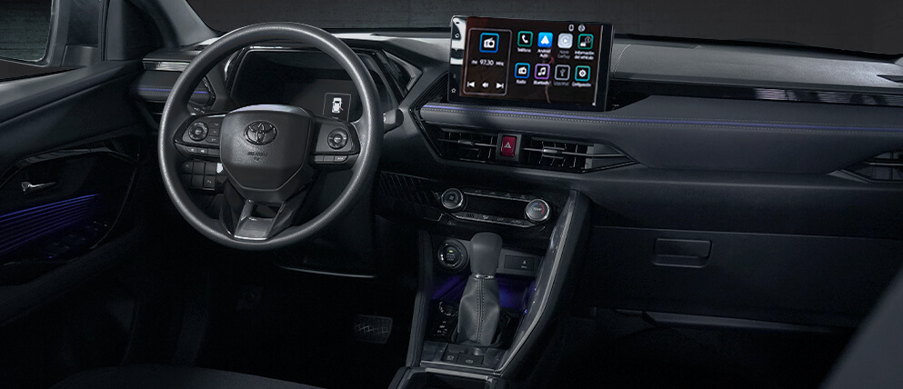 Toyota Yaris Cross Híbrido Luces Diseño Interior