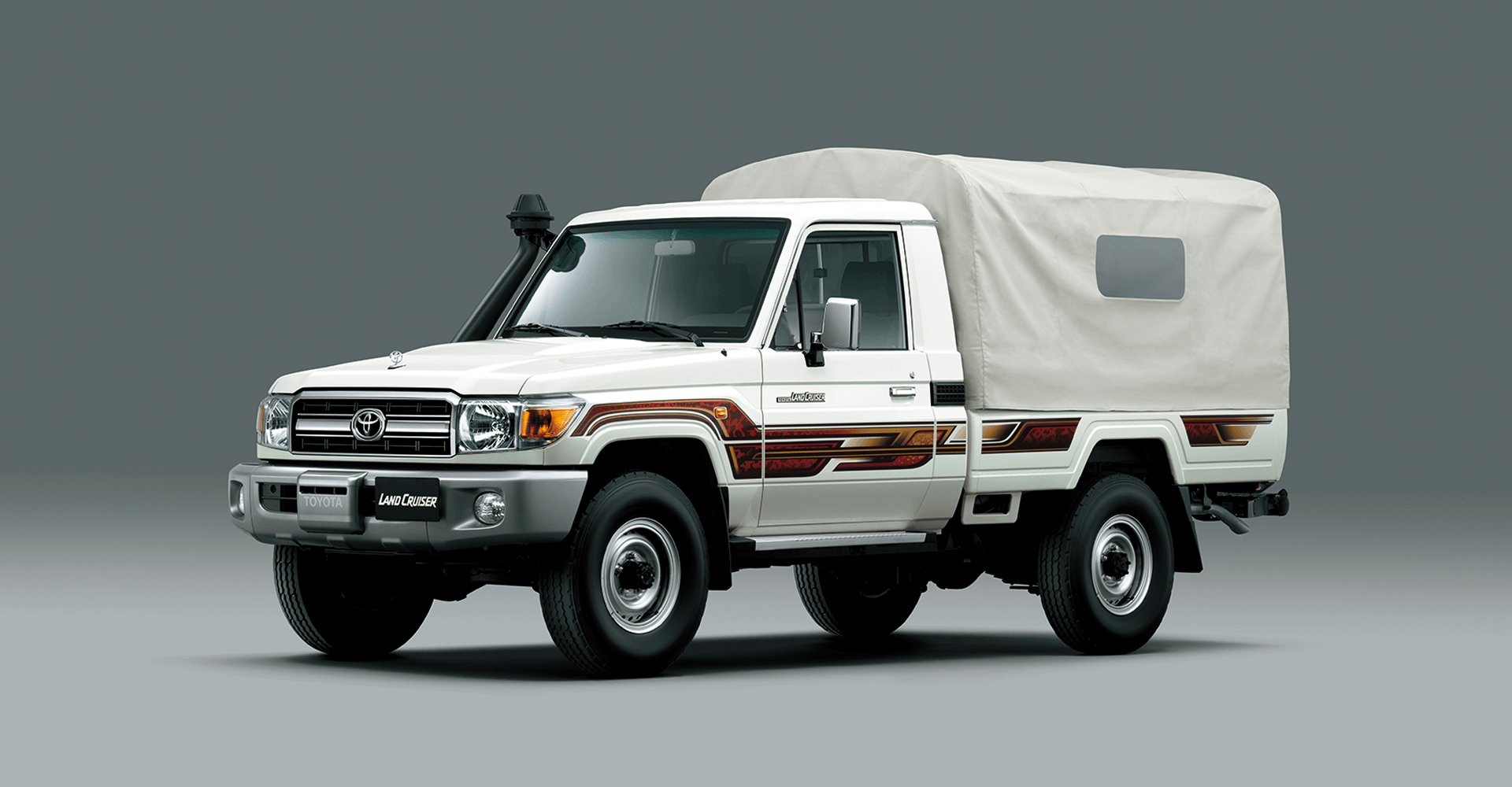 Características de Toyota Land Cruiser pickup fuerza y poder Toyota