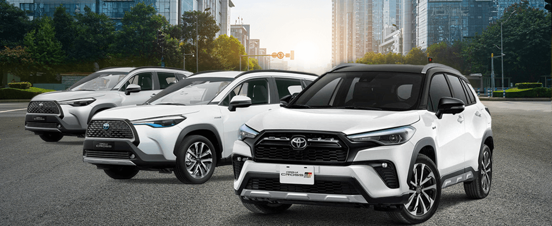 Conoce las 3 versiones de la Toyota Corolla Cross en Guatemala